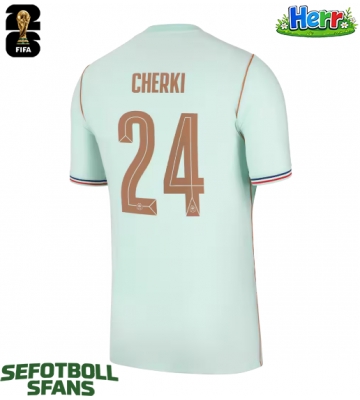 Frankrike Rayan Cherki #24 Bortatröja VM 2026 Kortärmad